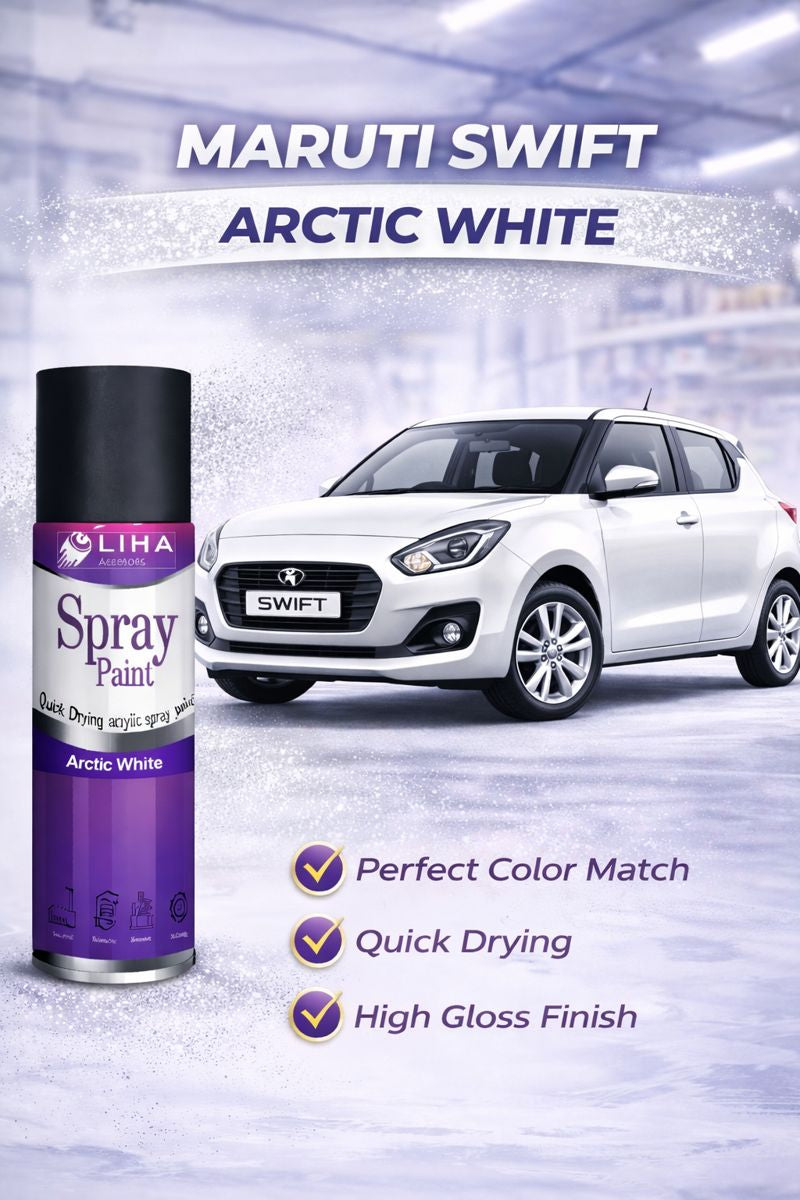 Maruti Swift Pearl Arctic White Car Spray Paint